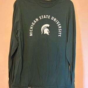 Nike Michigan State University Green Long Sleeve Shirt